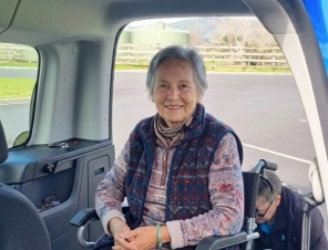 lady in wheelchair